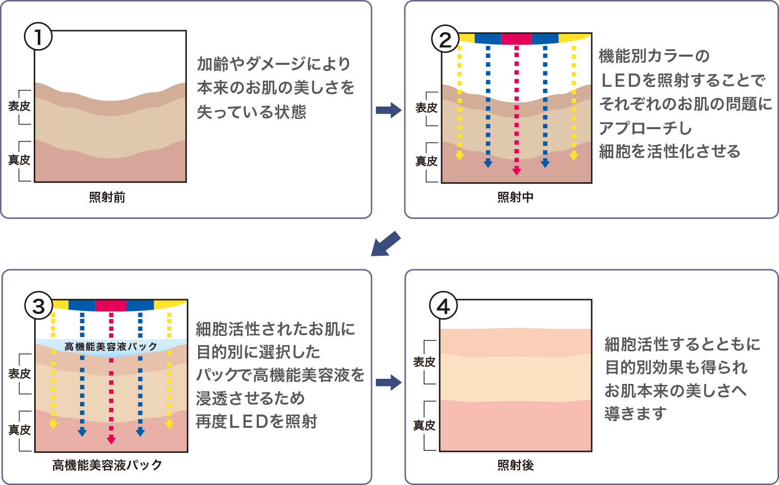 フェイシャルLEDの仕組み